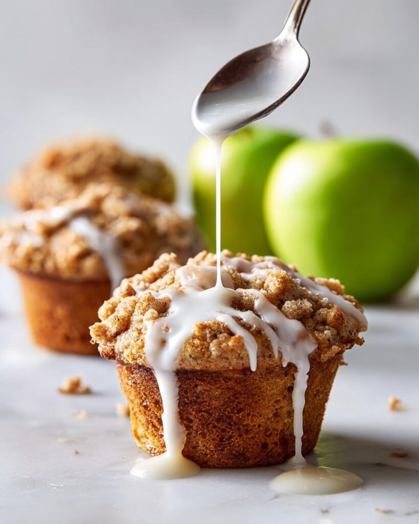 Cinnamon Apple Muffins with Crumble Recipe