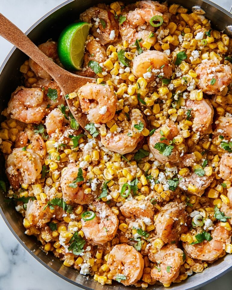 Shrimp Street Corn Skillet Recipe