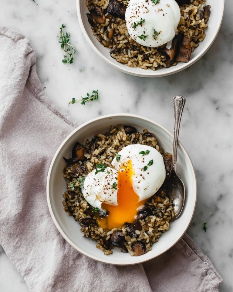 Cheesy Miso Mushroom Rice Recipe