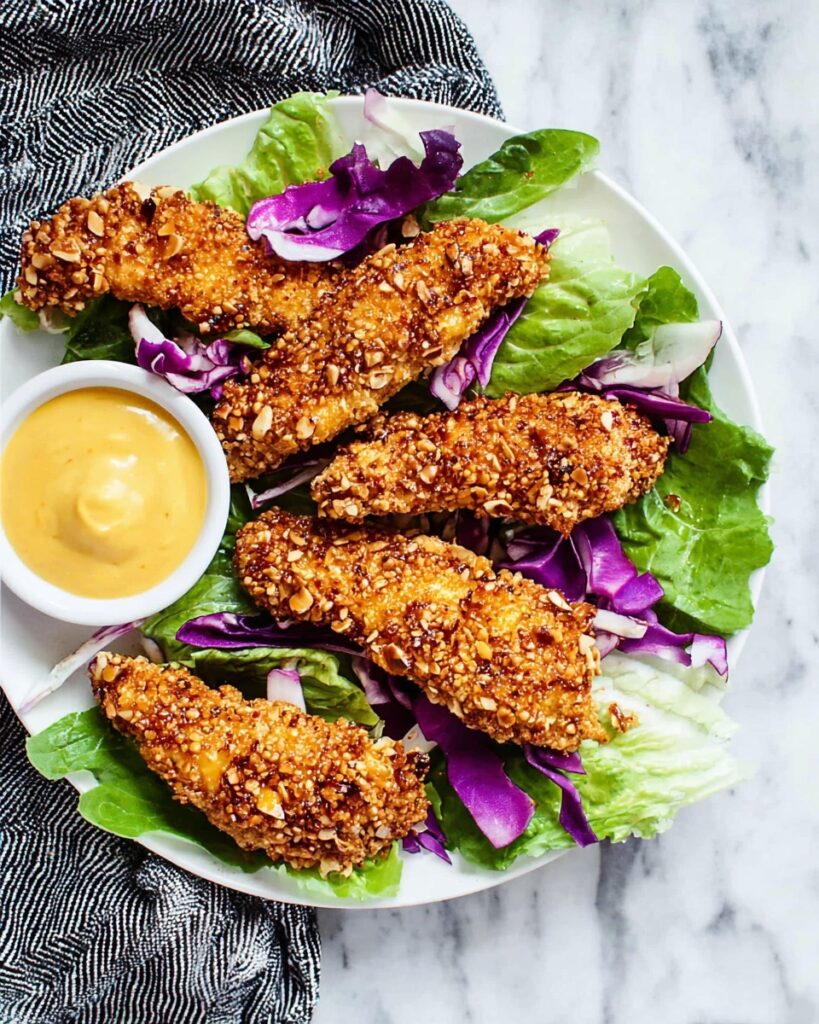 Baked Pretzel Crusted Chicken Tenders Recipe