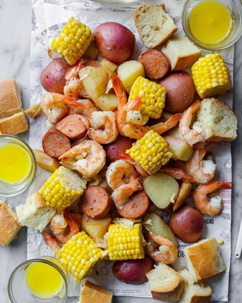 Low Country Boil with Shrimp and Sausage Recipe
