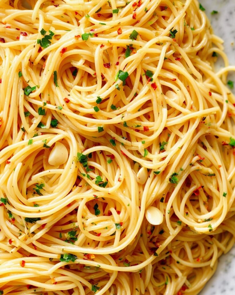 Garlic Spaghetti Aglio e Olio Recipe