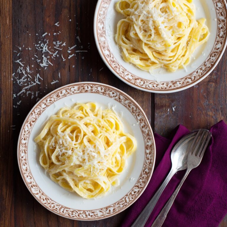 Roman-Style Fettuccine Alfredo Recipe