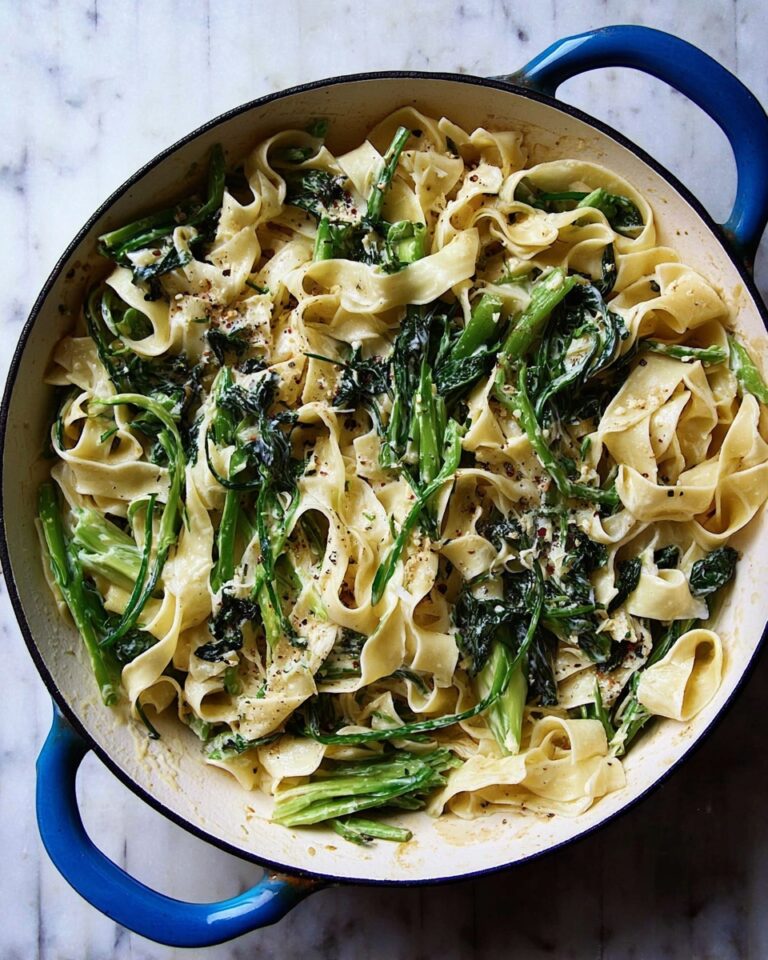 Greens Loaded Pasta Carbonara Recipe