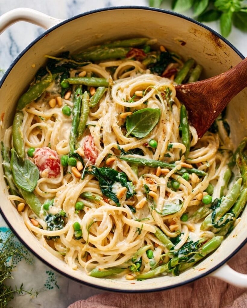 Creamy Vegetable Pasta Primavera Recipe
