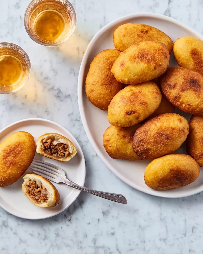 Stuffed Potato Balls with Ground Beef Recipe