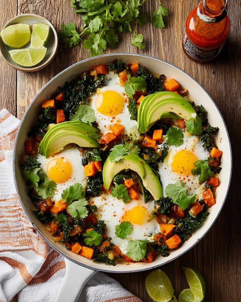 Sweet Potato Hash with Eggs and Avocado Recipe