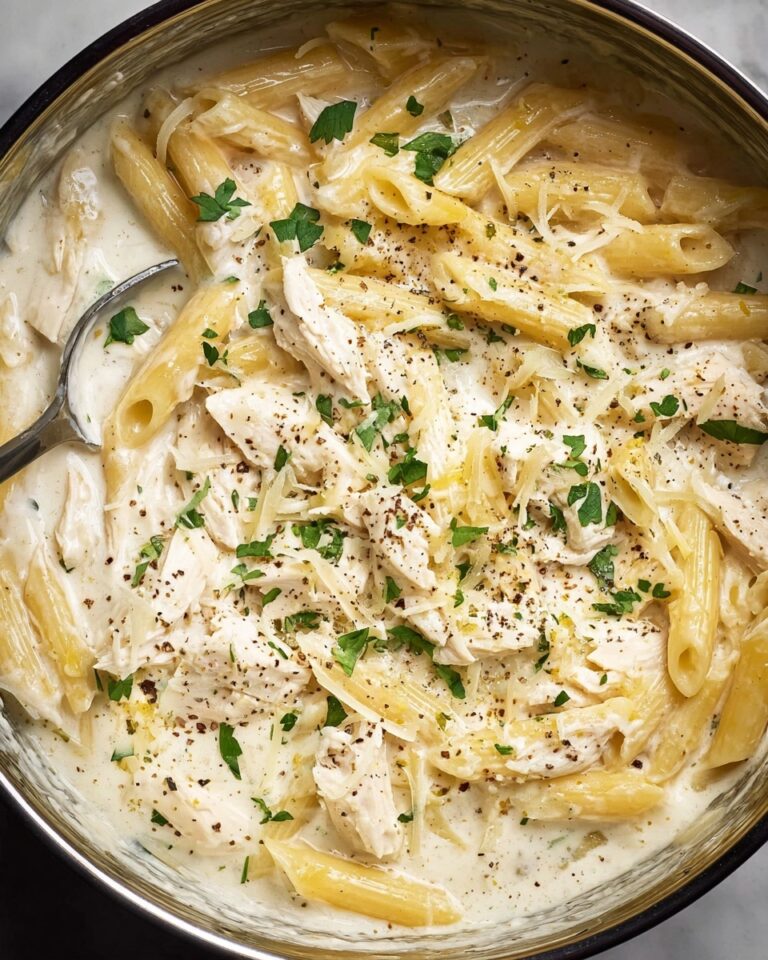 Crockpot Chicken Alfredo Pasta Recipe