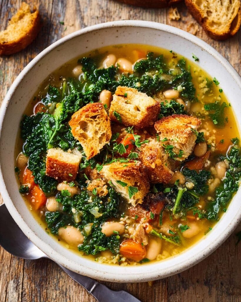 Creamy Kale Bean Soup Recipe