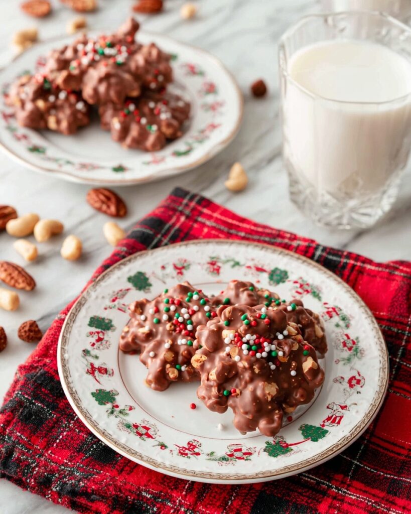 Easy Crockpot Chocolate Peanut Candy Recipe