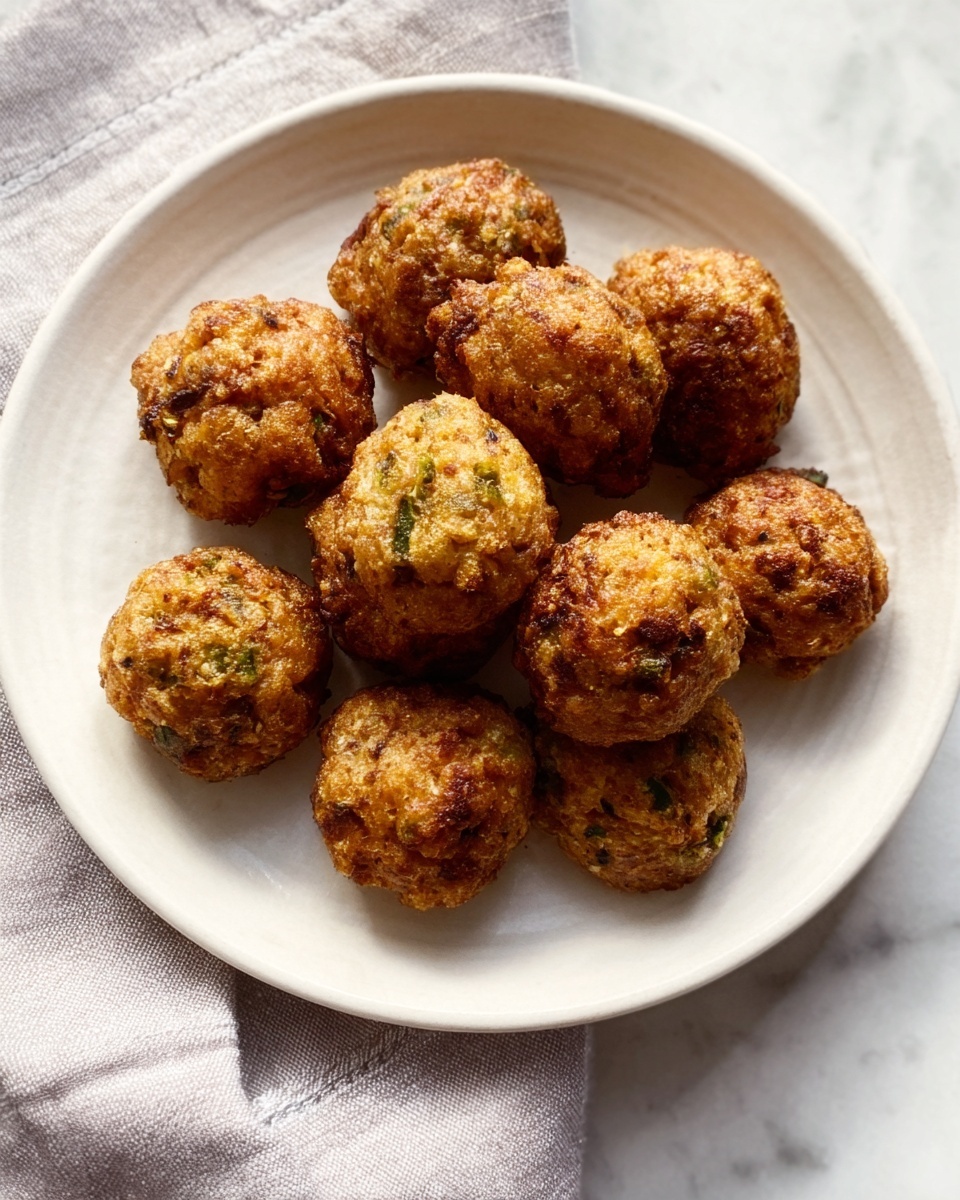 Crispy Stuffing Balls with Herbs Recipe