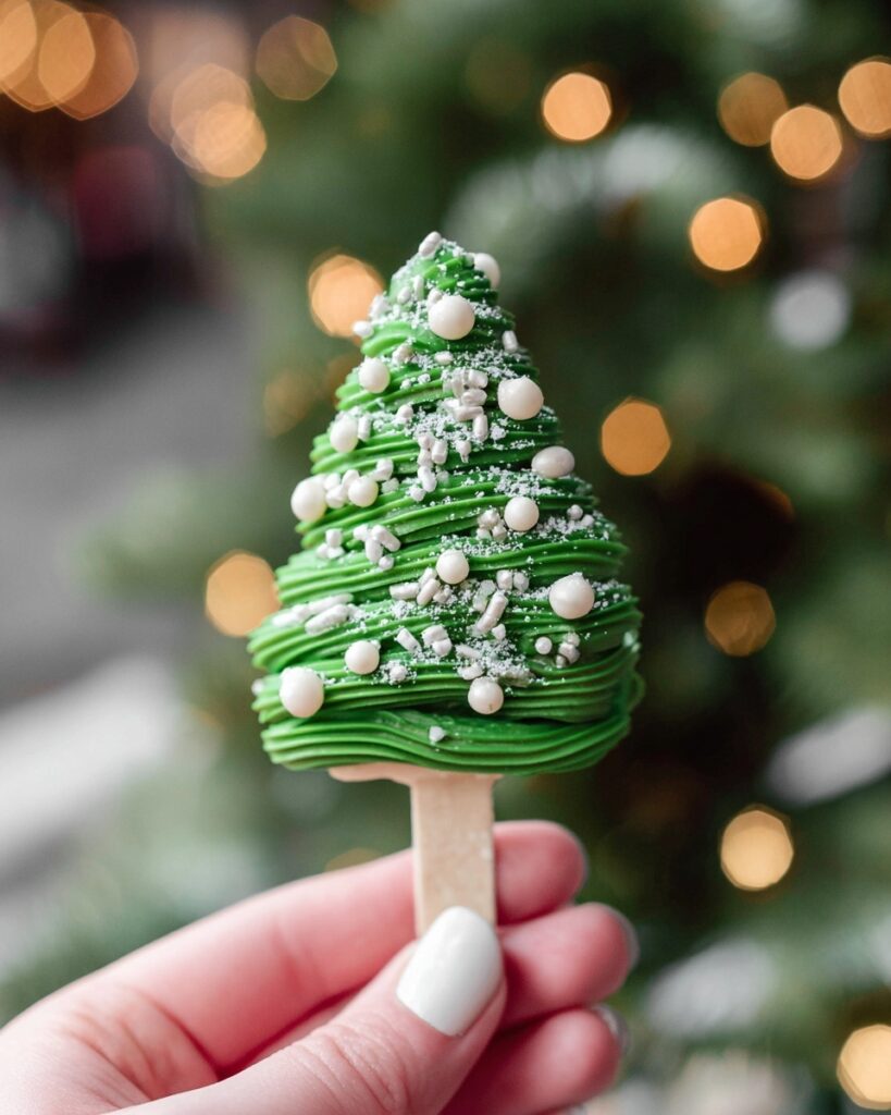 Christmas Tree Shortbread Sticks Recipe
