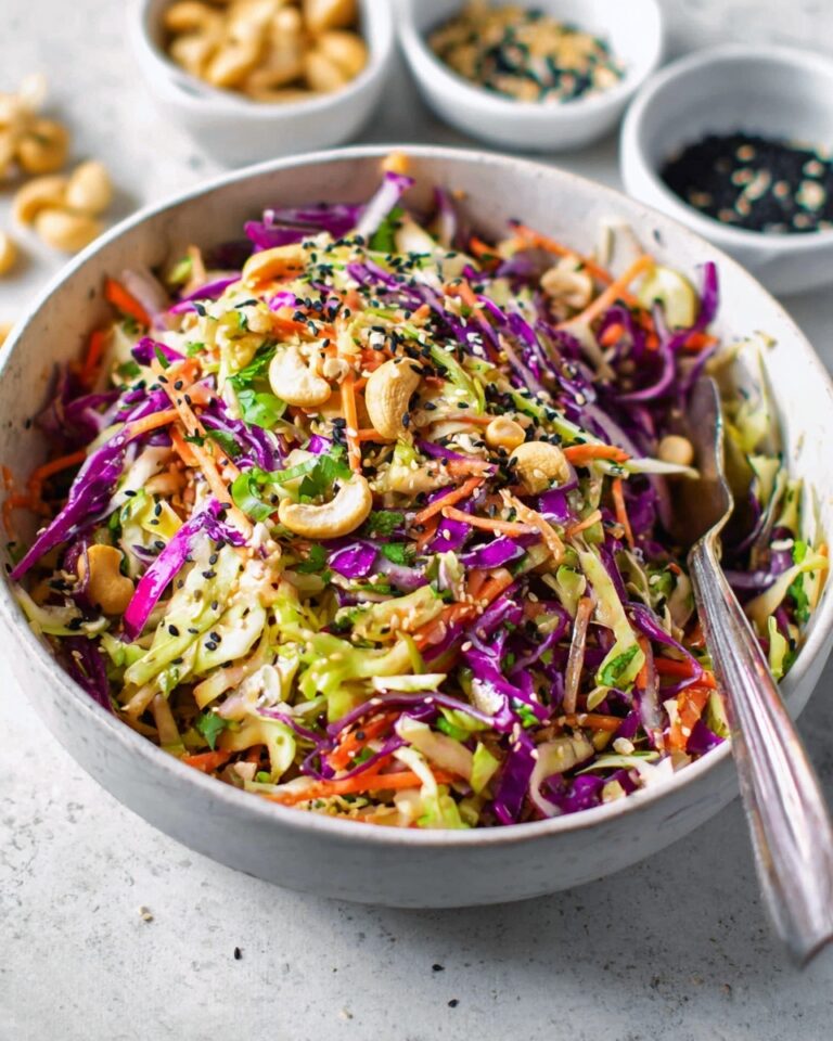 Asian Slaw with Sesame Ginger Dressing Recipe