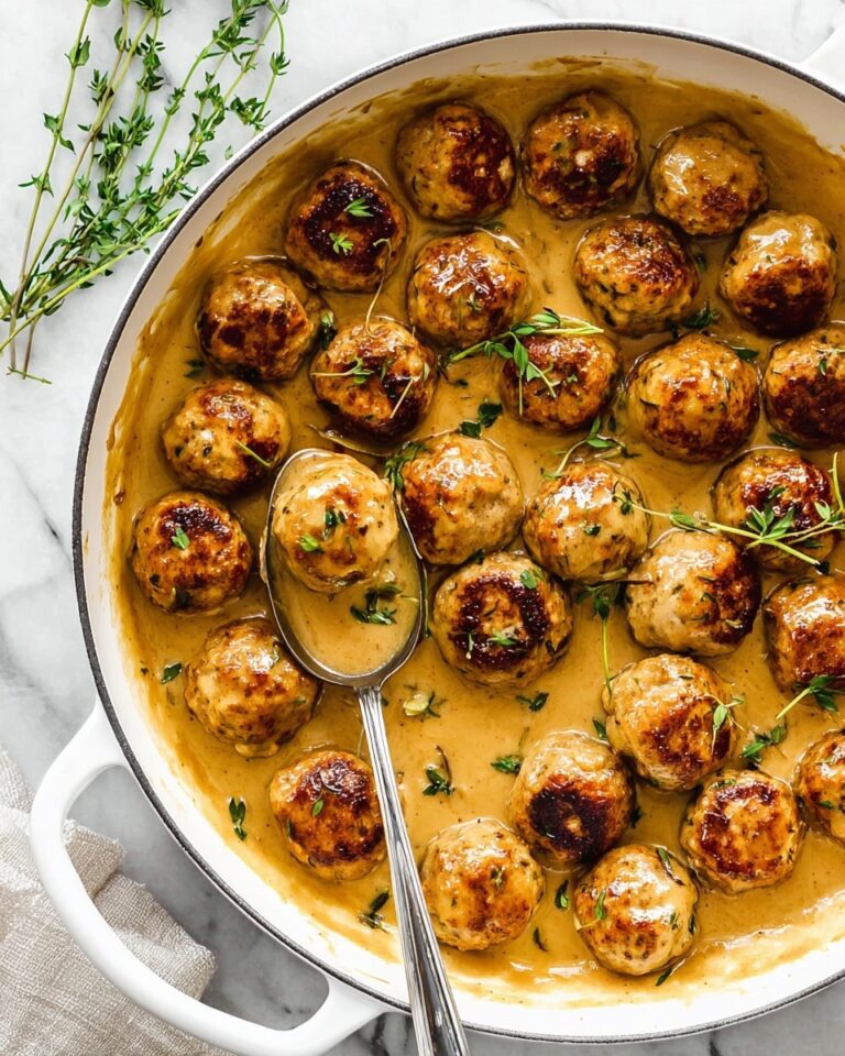 Maple Mustard Turkey Meatballs Recipe