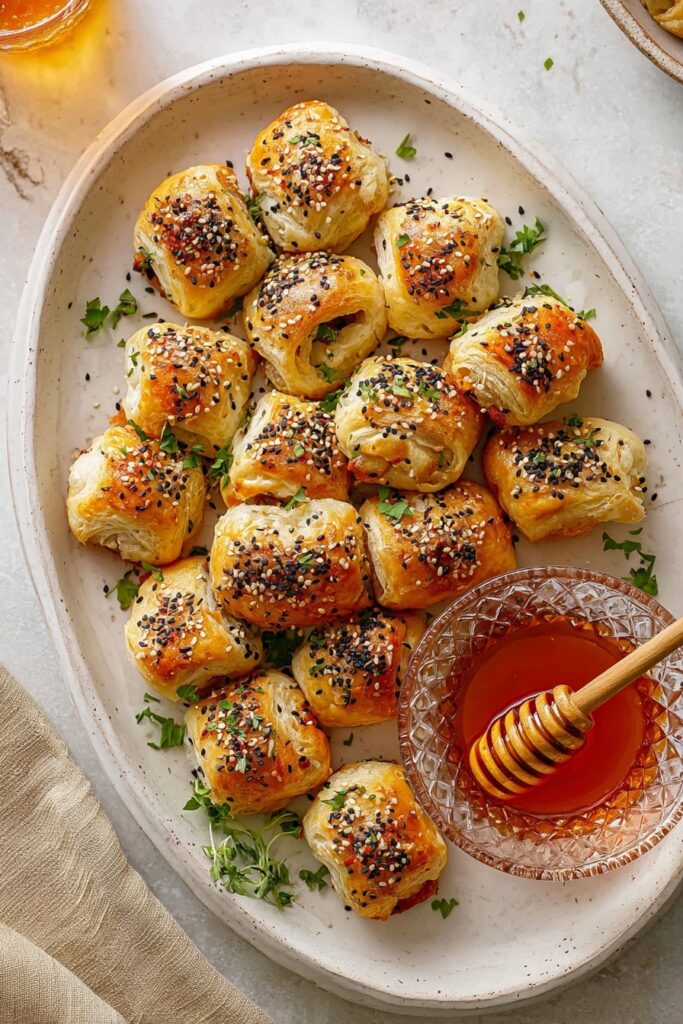 Hot Honey Sausage Rolls Recipe