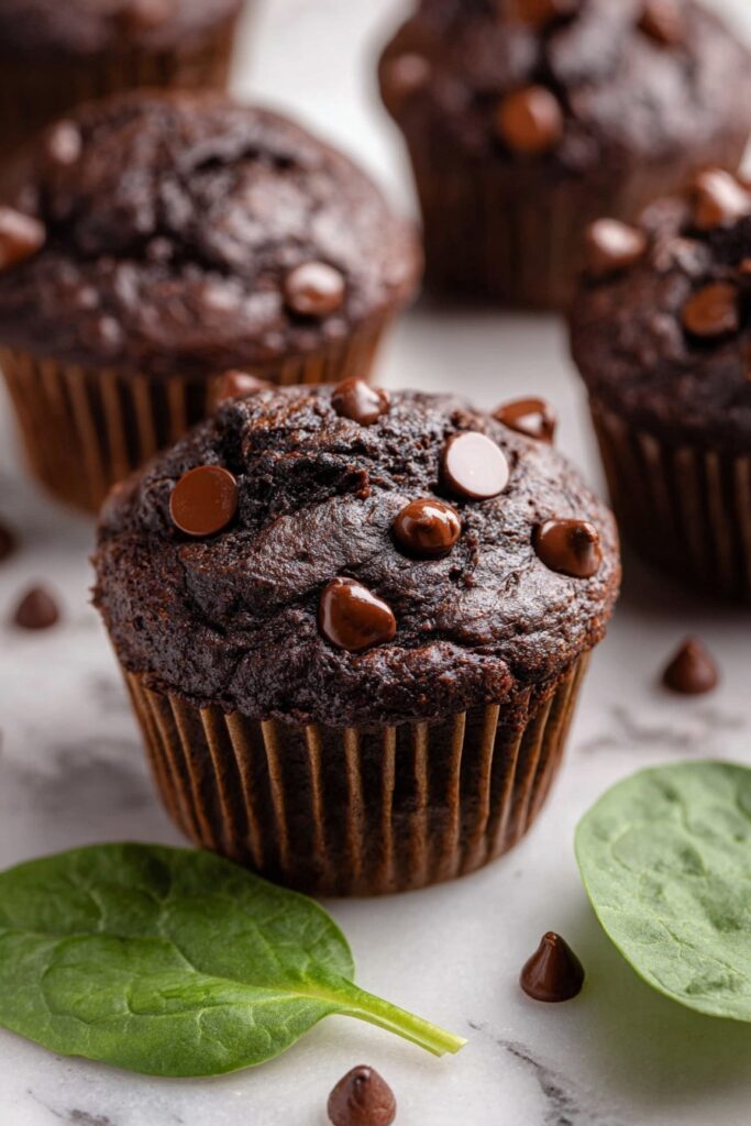 Chocolate Spinach Muffins Recipe