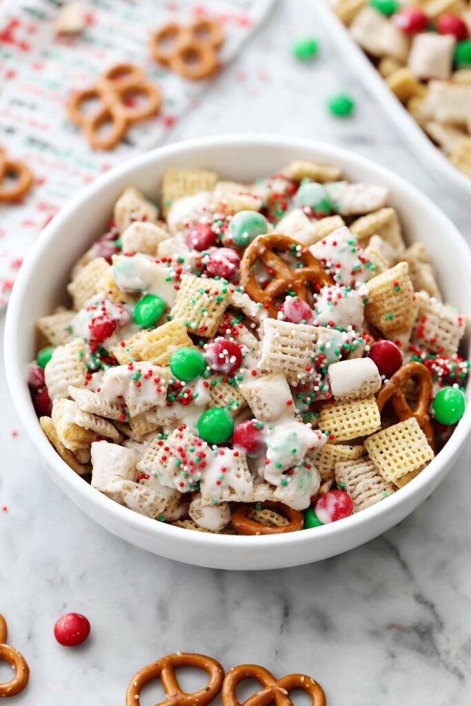 Festive Gluten-Free Christmas Chex Mix Recipe