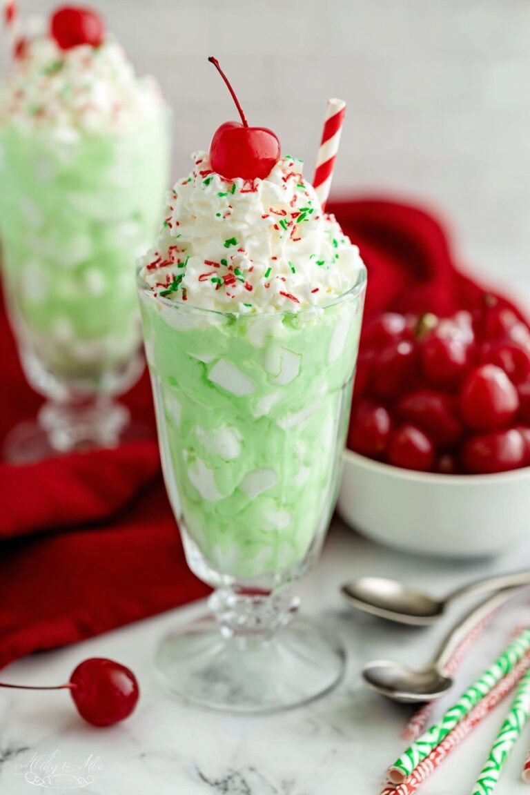 Green Grinch Fluff Dessert Recipe