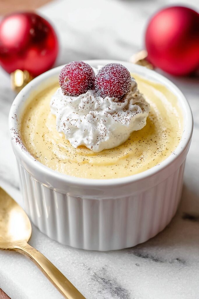 Eggnog Pudding Recipe