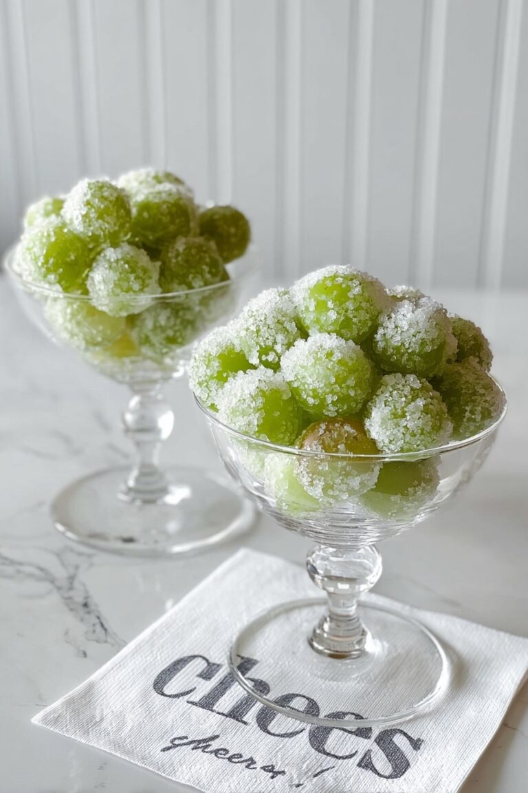 Prosecco-Marinated Green Grape Bites Recipe