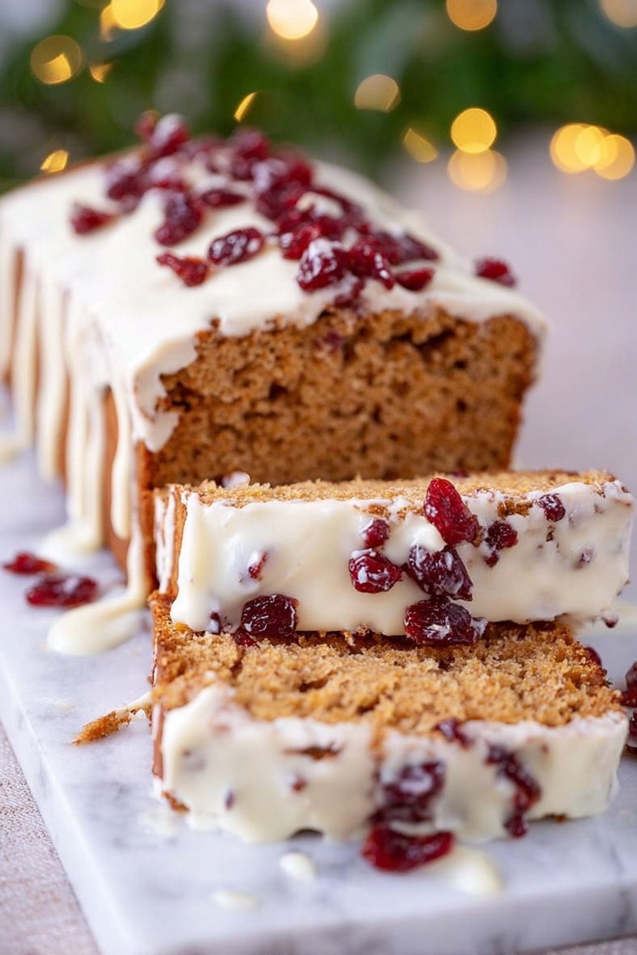 Cranberry Bliss Bread Recipe - Serving