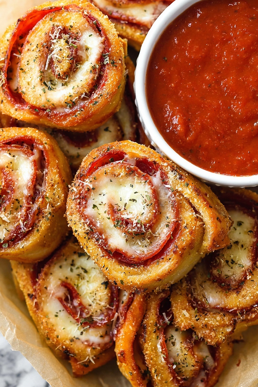 Cheesy Pepperoni Rolls Recipe - Serving