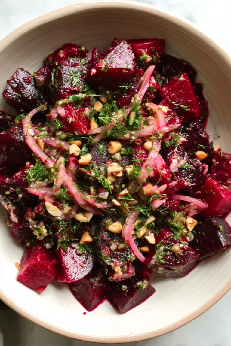 Pickled Beet Salad with Fresh Herbs Recipe