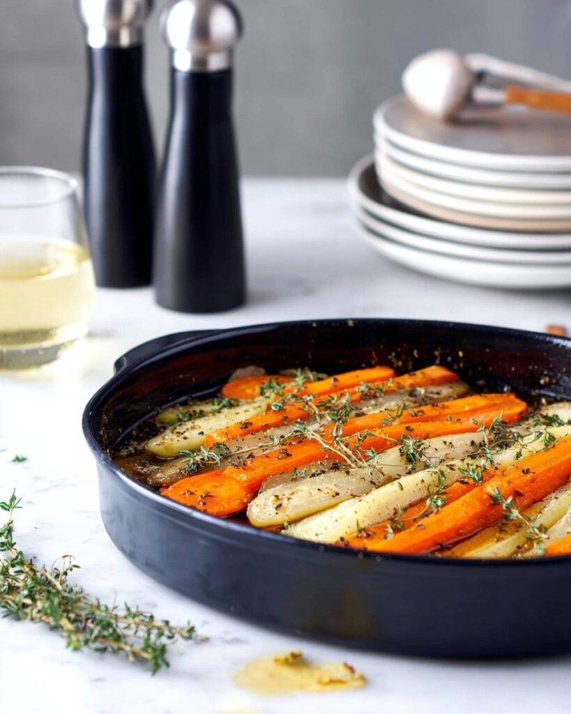 Caramelized Root Vegetable Tarte Tatin Recipe