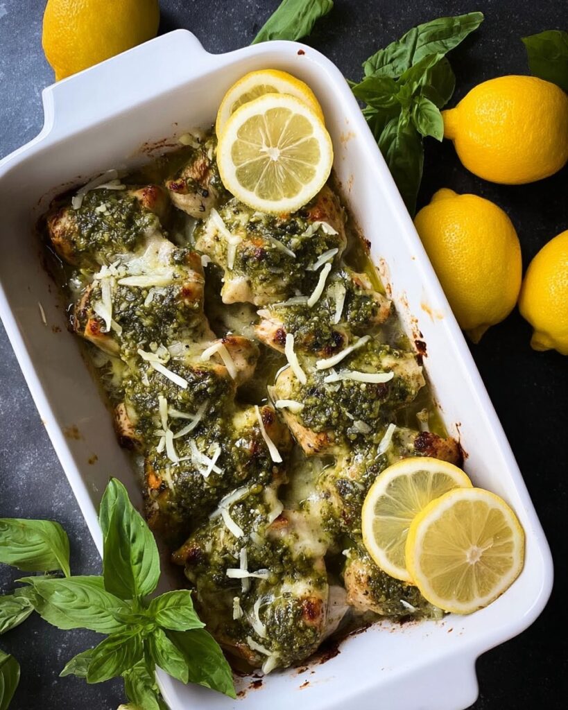 Zucchini Lemon Stuffed Shells with Pesto Recipe