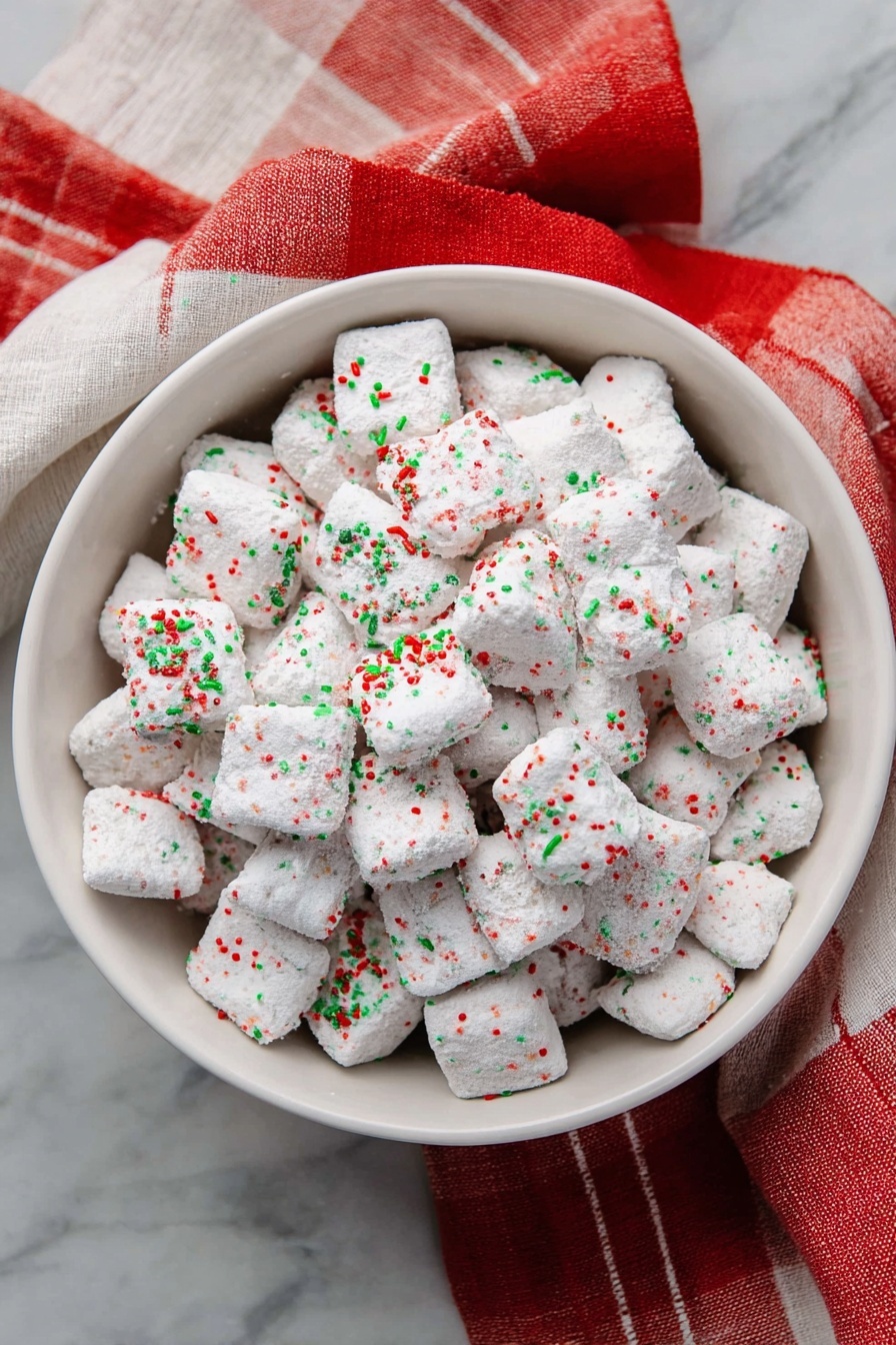 Christmas Puppy Chow Recipe - Serving