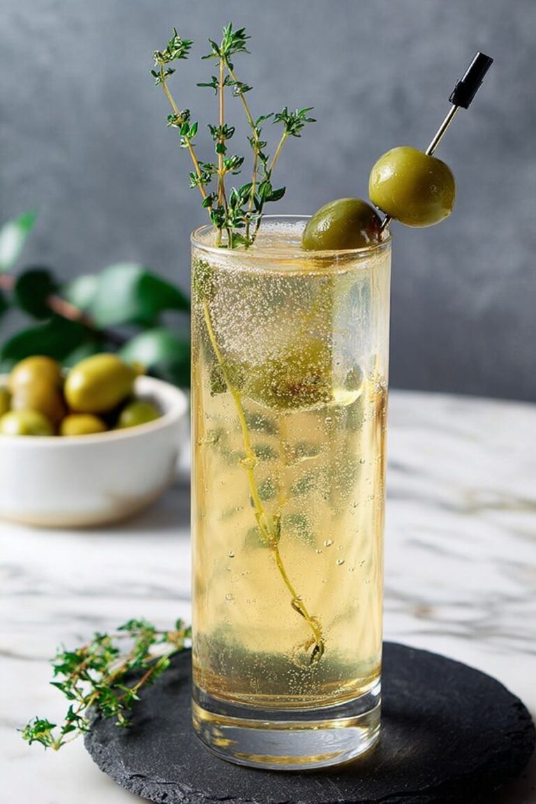 Dirty Spritz Recipe with Citrus Aperitivo and Olive Brine Recipe