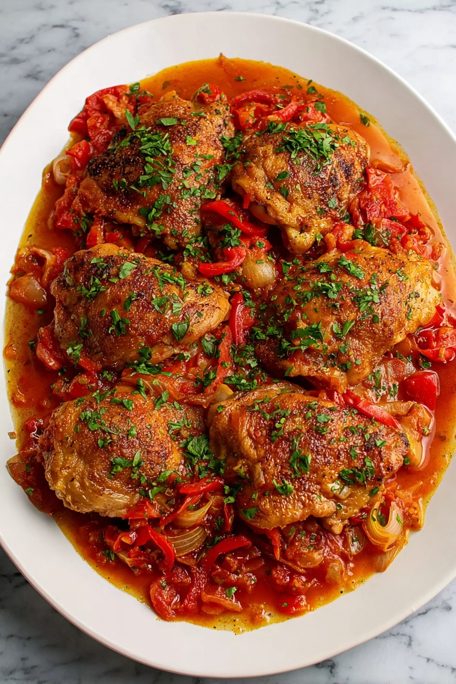 Chicken Cacciatore Recipe - Serving