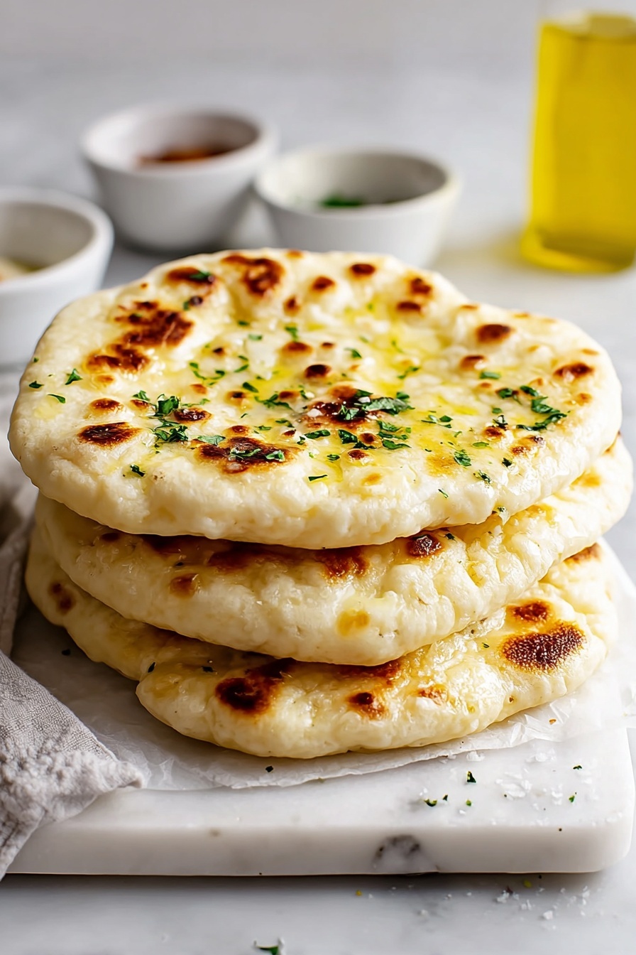 Cottage Cheese Flatbread Recipe - Serving