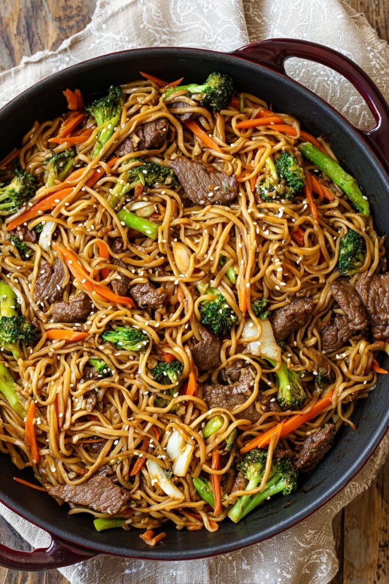 Beef Lo Mein Stir-Fry Recipe