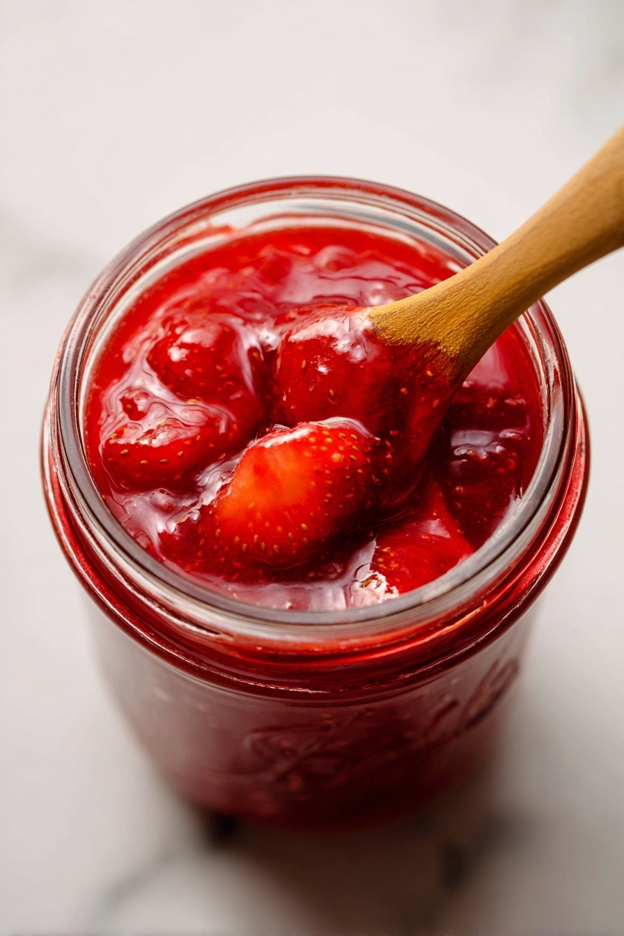 Homemade Strawberry Pie Filling Recipe - Serving