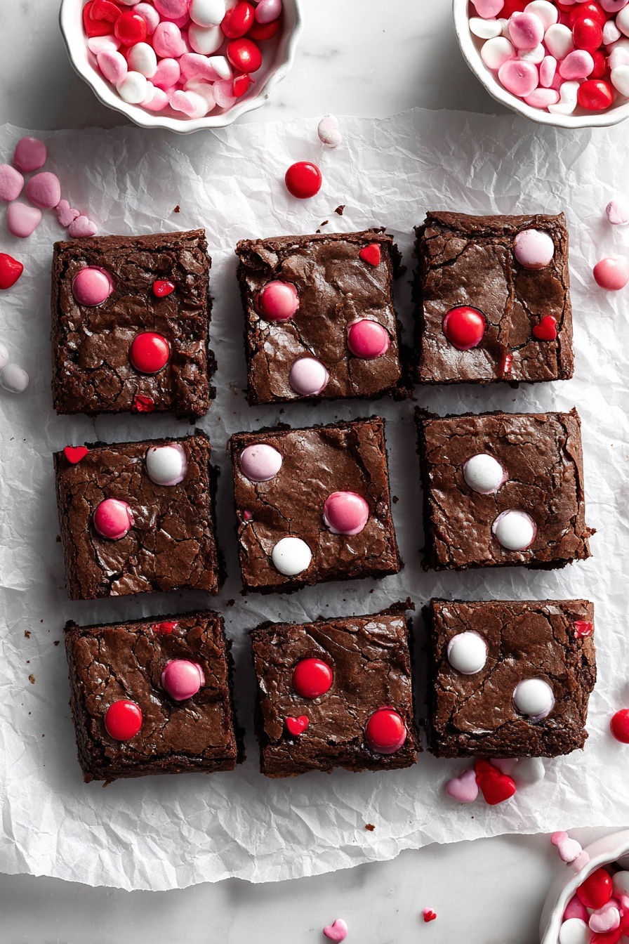 M&M Brownies Recipe - Serving