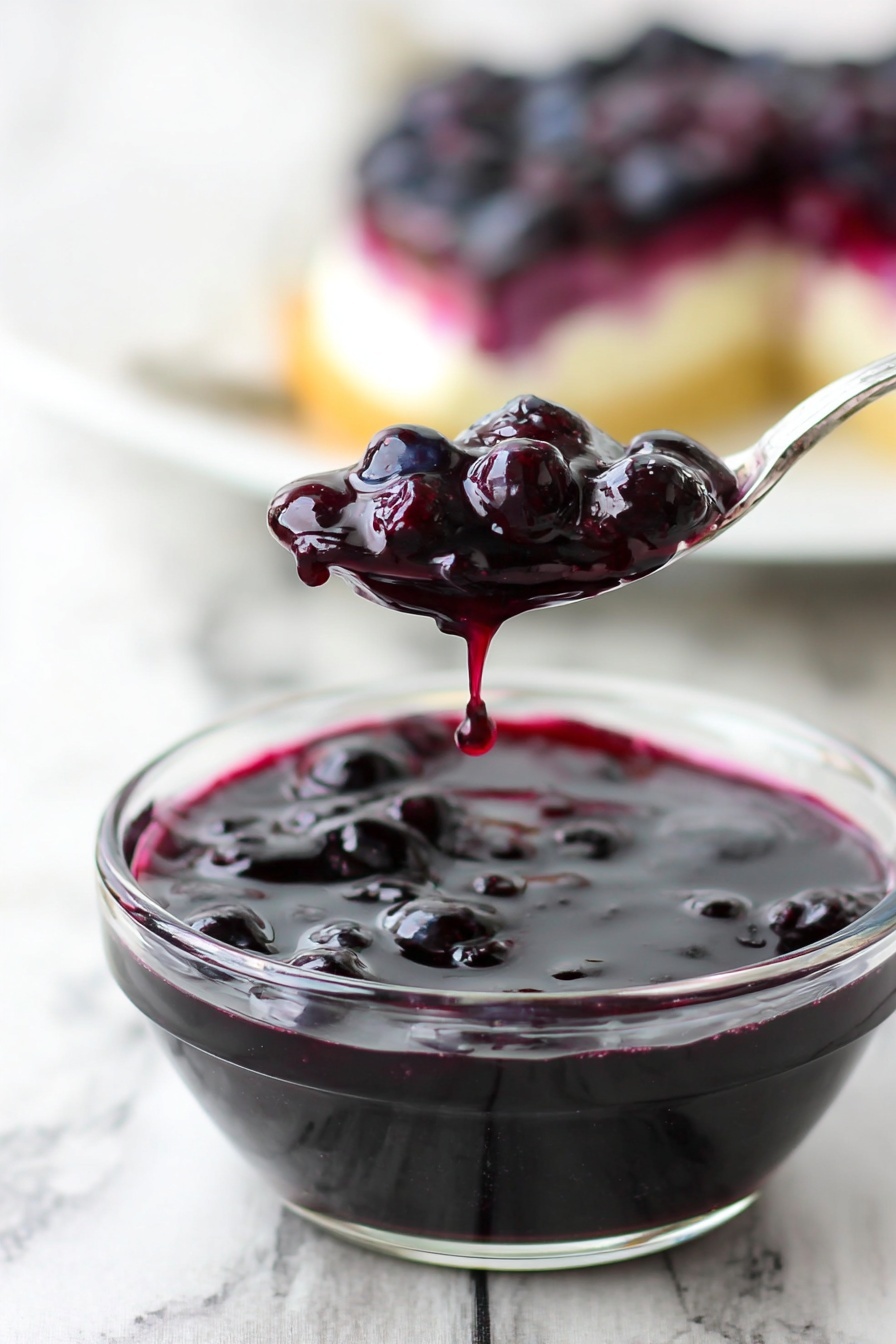 Blueberry Syrup for Pancakes and Ice Cream Recipe