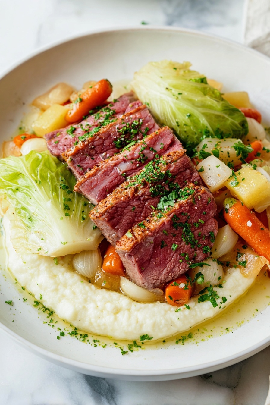 Slow Cooker Corned Beef and Cabbage Recipe