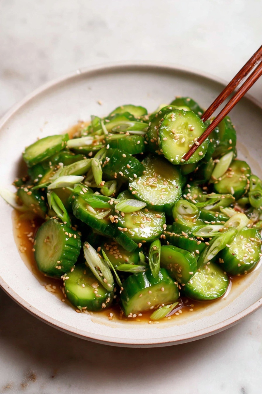 Spicy Cucumber Salad with Sesame Recipe