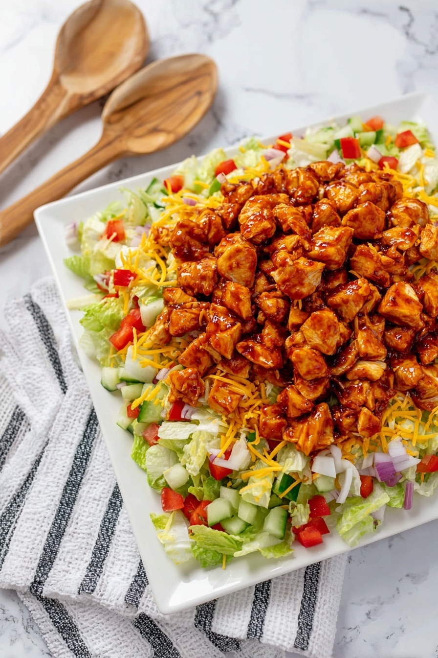 Honey Hot Chicken Salad Recipe - Serving