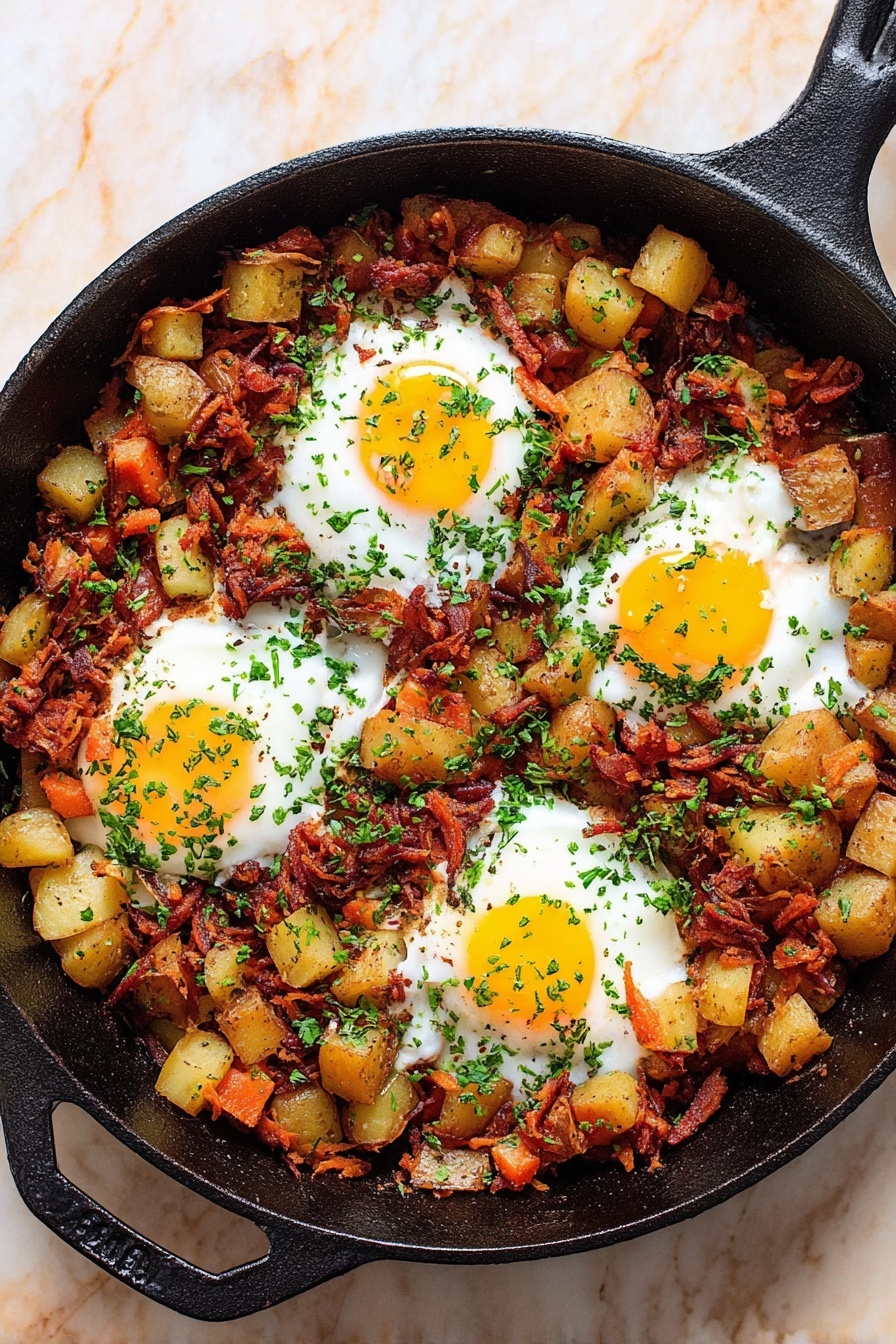 Corned Beef Hash with Eggs Recipe