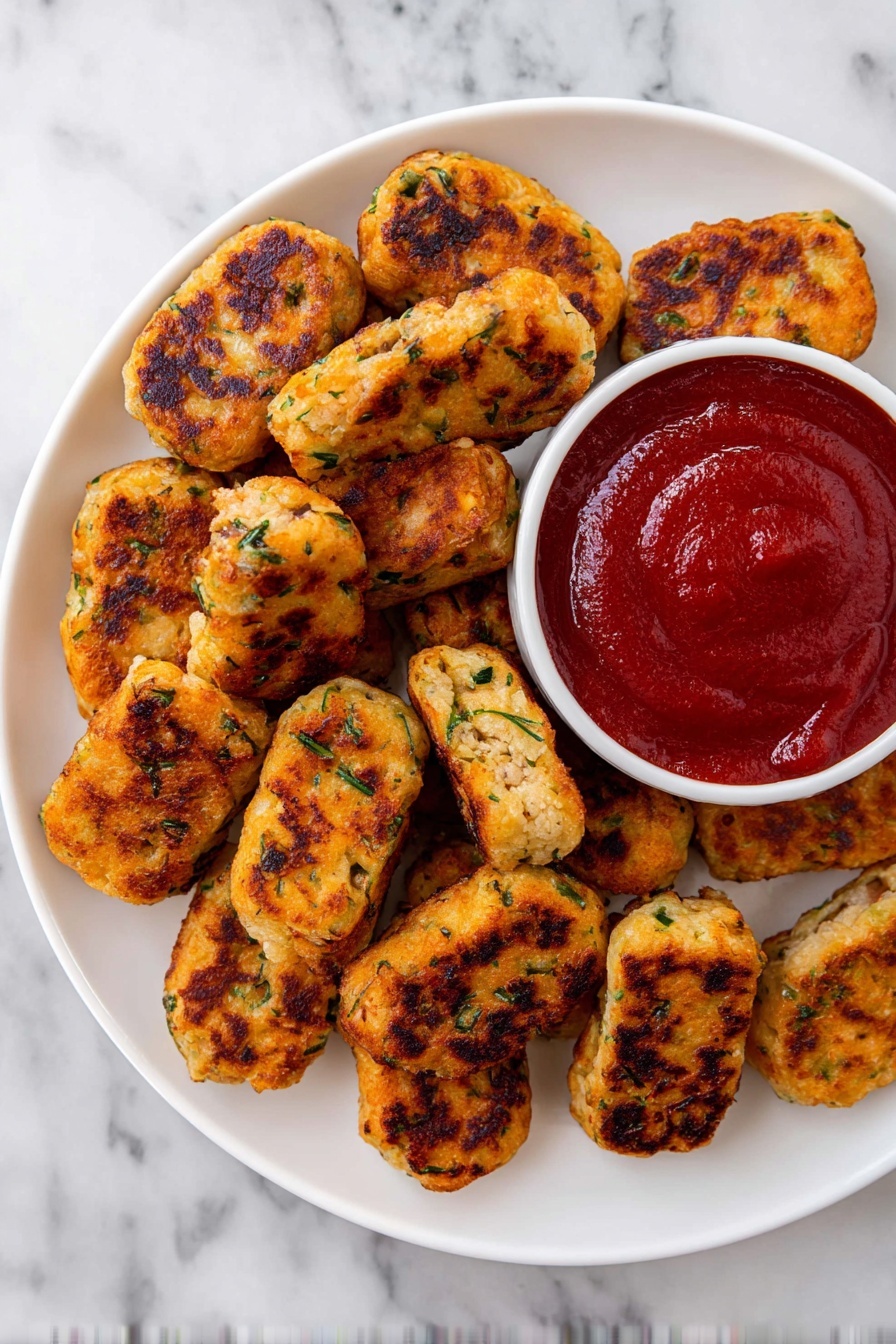 Baked Sweet Potato Zucchini Tots Recipe