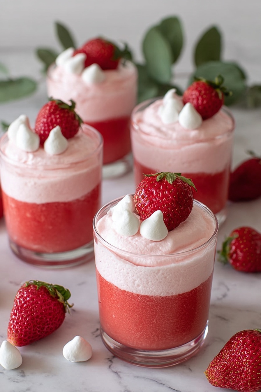 Fresh Strawberry Mousse Recipe - Serving