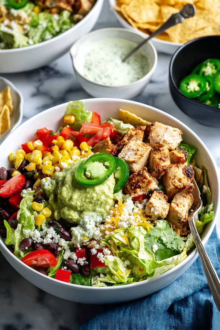 Santa Fe Chicken Salad with Chipotle Vinaigrette Recipe