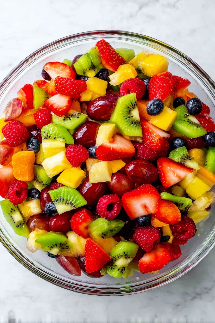 Vibrant Fruit Salad with Lemon-Honey Glaze Recipe