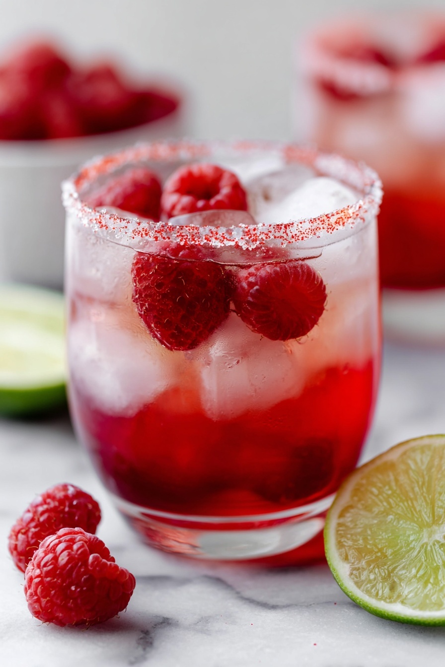 Raspberry Simple Syrup Recipe - Serving