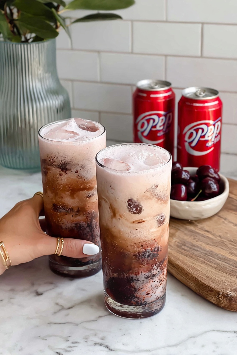 Cherry Soda with Vanilla Cold Foam Recipe